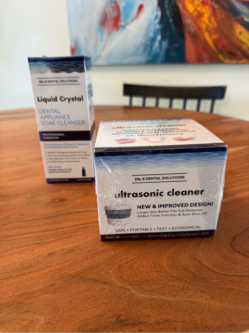 NWT Dr B Ultrasonic Denture and Oral  Cleaner & Liquid cleanser
